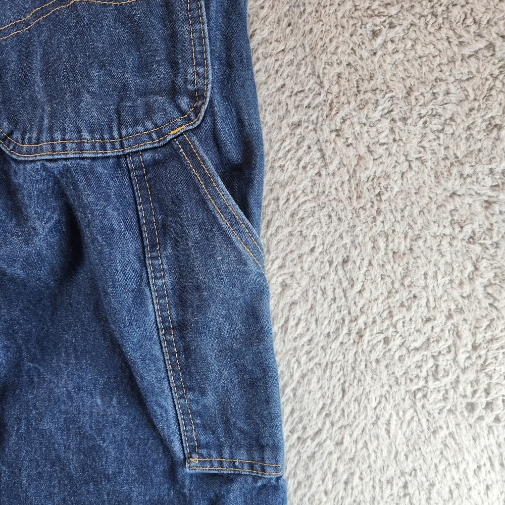 Big Ben Jeans Mens 40 X 30 Blue Denim 100% Cotton Straight Leg High Rise Zip Fly - Picture 10 of 14